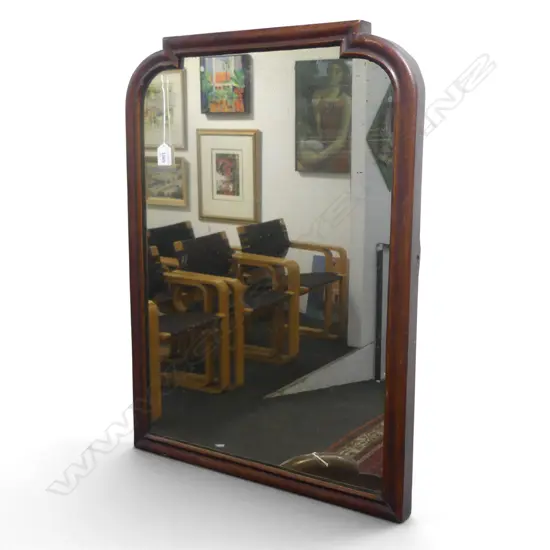 ANTIQUE MIRROR, WOODEN FRAME 750x540mm