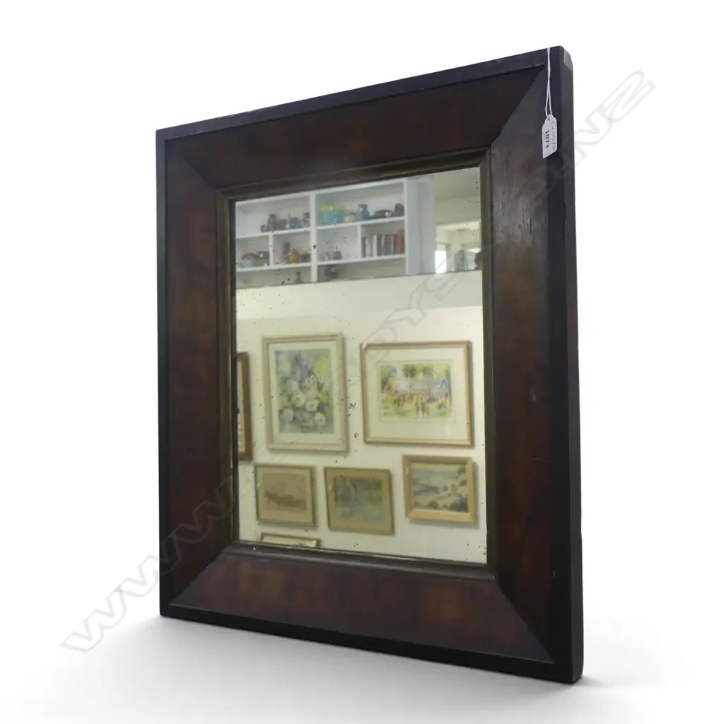 ANTIQUE MIRROR, WOODEN FRAME 560x485mm Image 1++