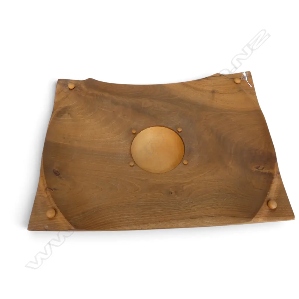 M. BARTOS, WALNUT & SYCAMORE BOWL 535x400x150mm Image 1++