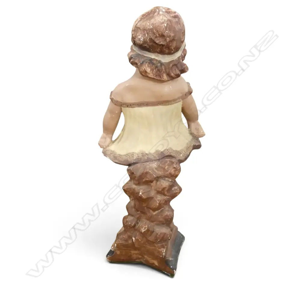 PLASTER ORNAMENT OF A GIRL H.580mm Image 1++