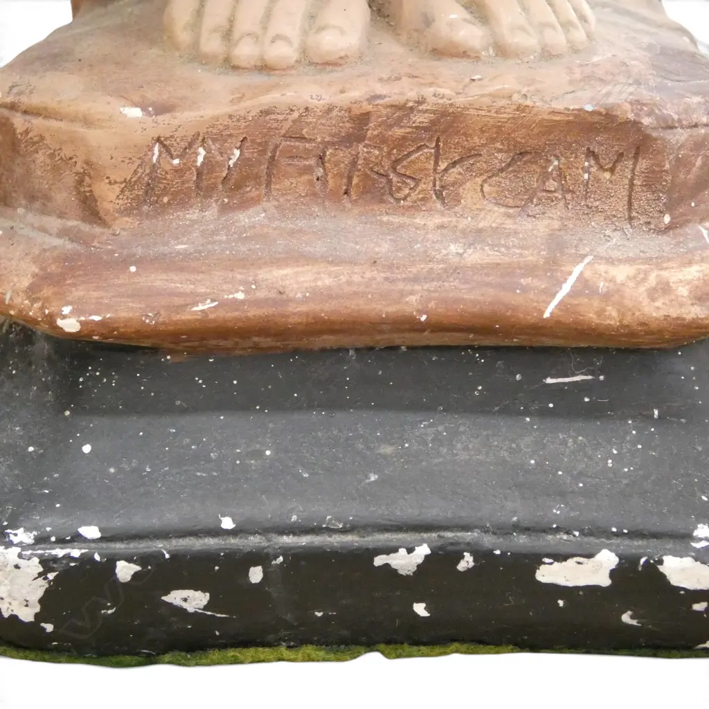 PLASTER ORNAMENT OF A GIRL H.580mm Image 1++