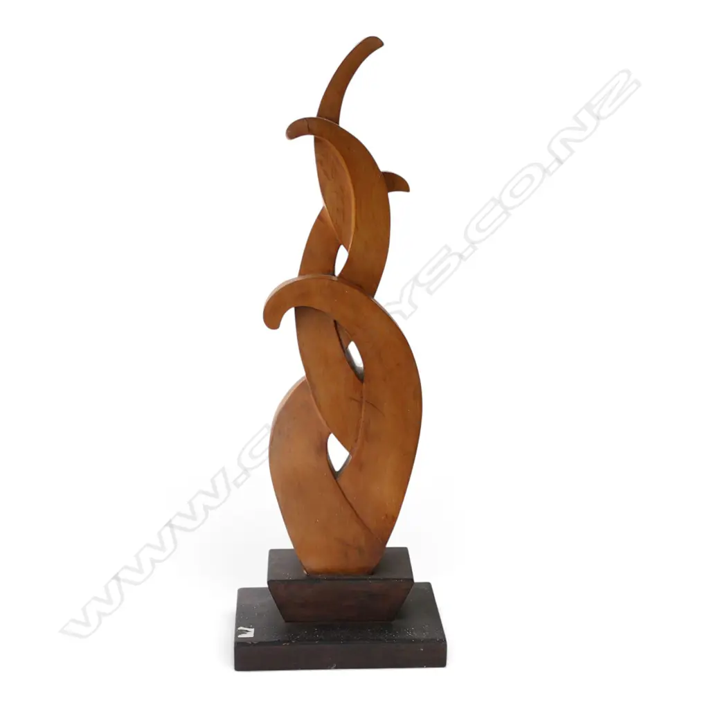 FRED R. ALEXANDER, 'REGENERATION' TOTARA SCULPTURE H.550mm Image 1++