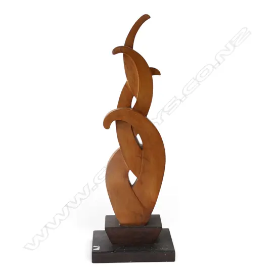 FRED R. ALEXANDER, 'REGENERATION' TOTARA SCULPTURE H.550mm
