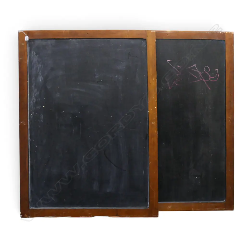 2 LG CHALKBOARDS, WOODEN FRAME 1030x1430mm Image 1++