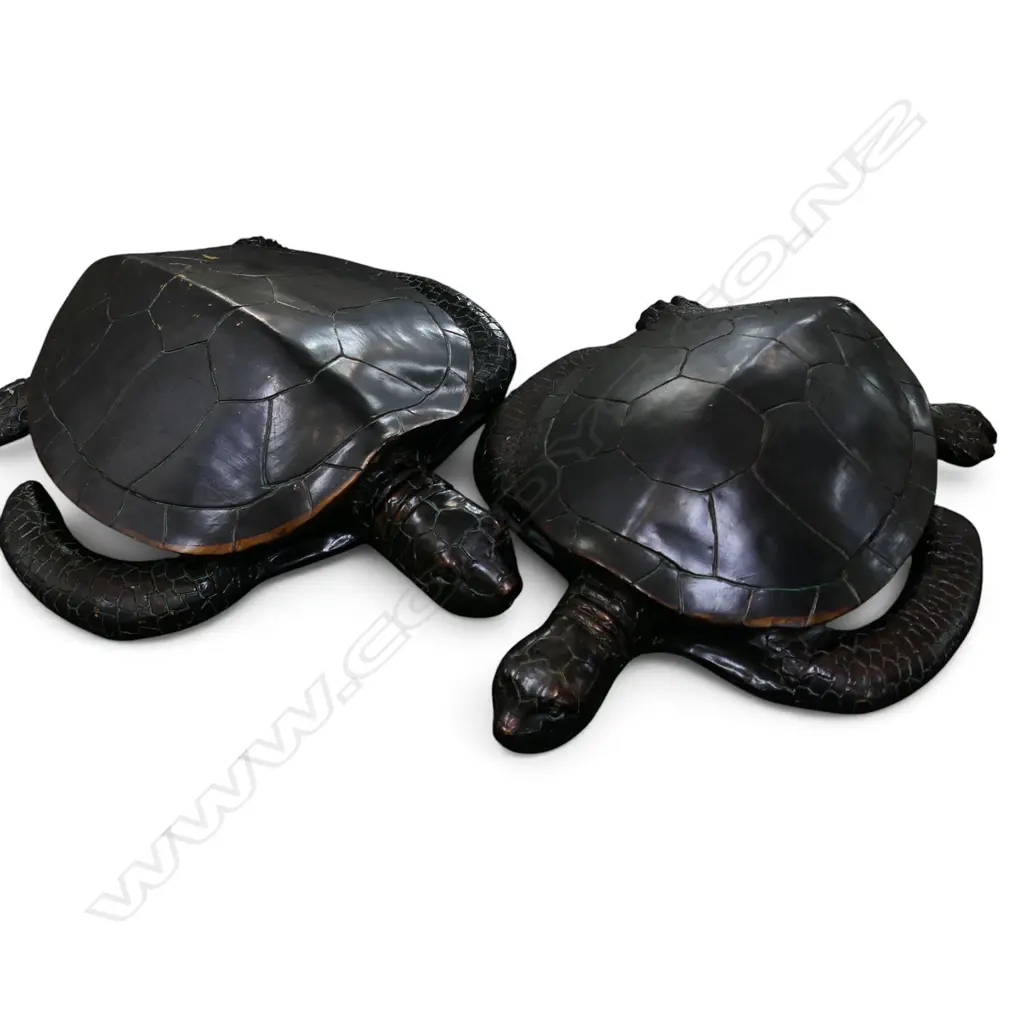 PR DECORATIVE SEA TURTLE WALL HANGINGS LONGEST 460MM Image 1++