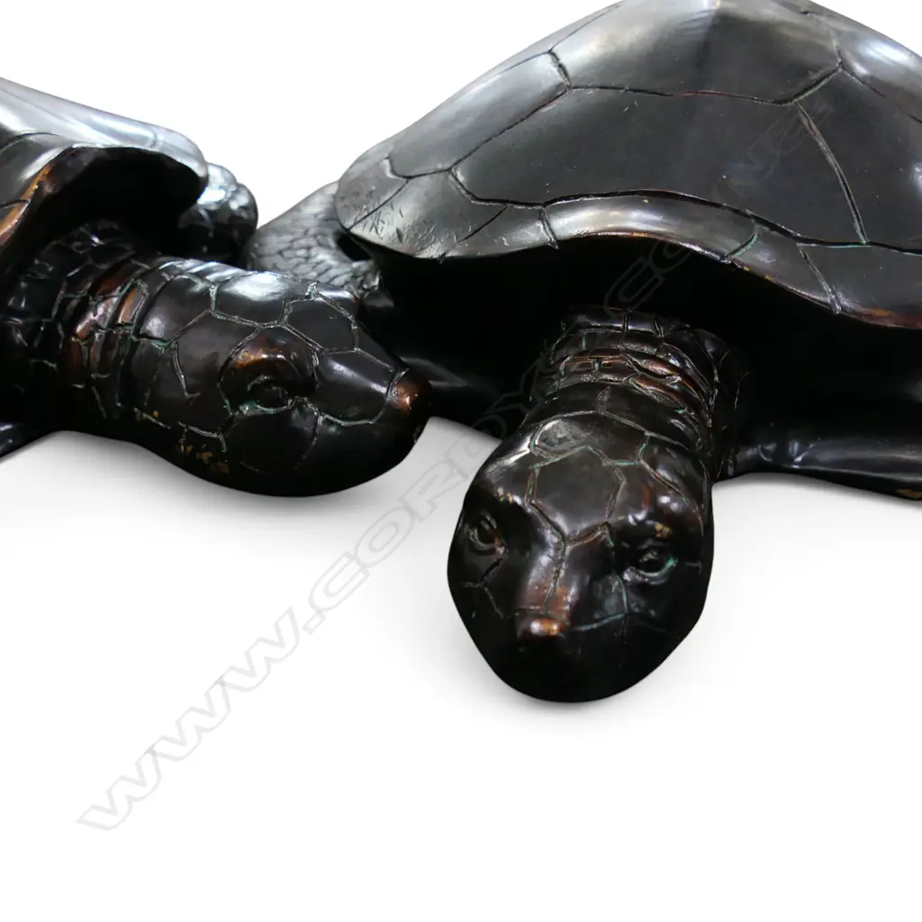 PR DECORATIVE SEA TURTLE WALL HANGINGS LONGEST 460MM Image 1++