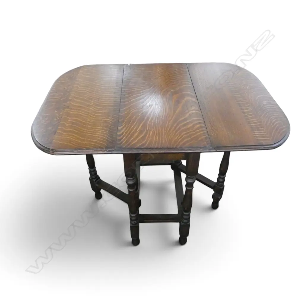 ENGLISH OAK DROP SIDE TABLE 1040x770x740mm Image 1++