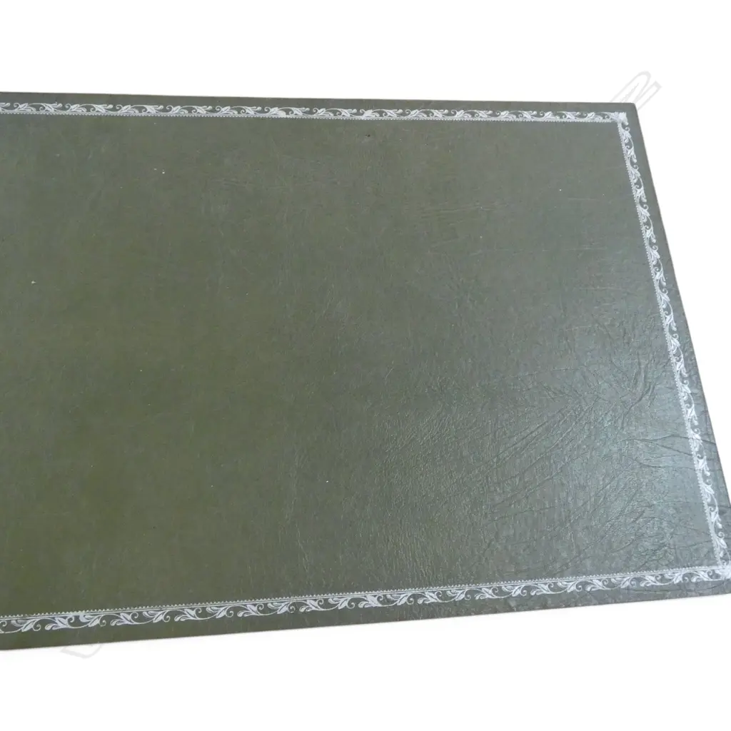 TOOLED LEATHER TOP DESK top marked 1240x650x770mm Image 1++