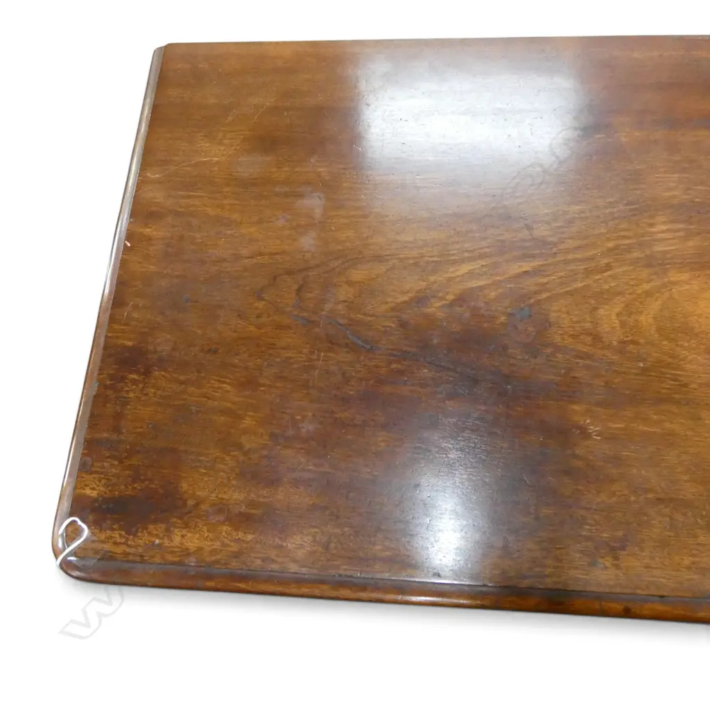 ANTIQUE MAHOGANY DESK w. 2 DRAWERS 1065x490x725mm Image 1++