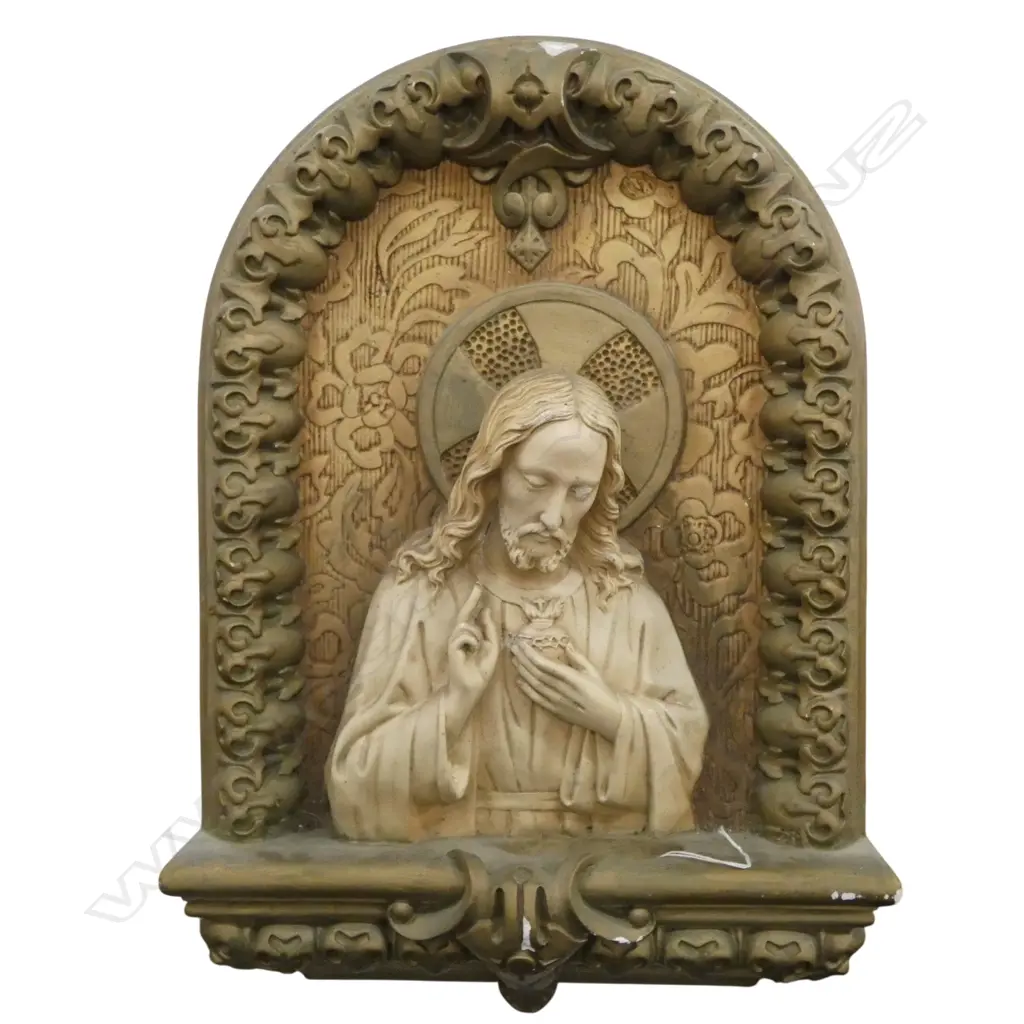 LG PLASTER FONT OF CHRIST some losses 600x430mm Image 1++