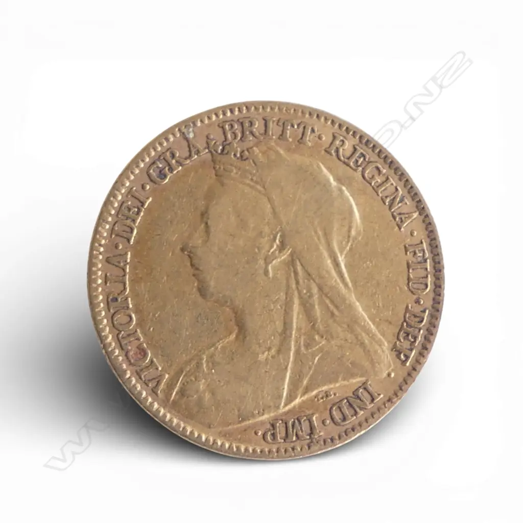 VICTORIAN 1897 GOLD HALF SOVEREIGN Image 1++
