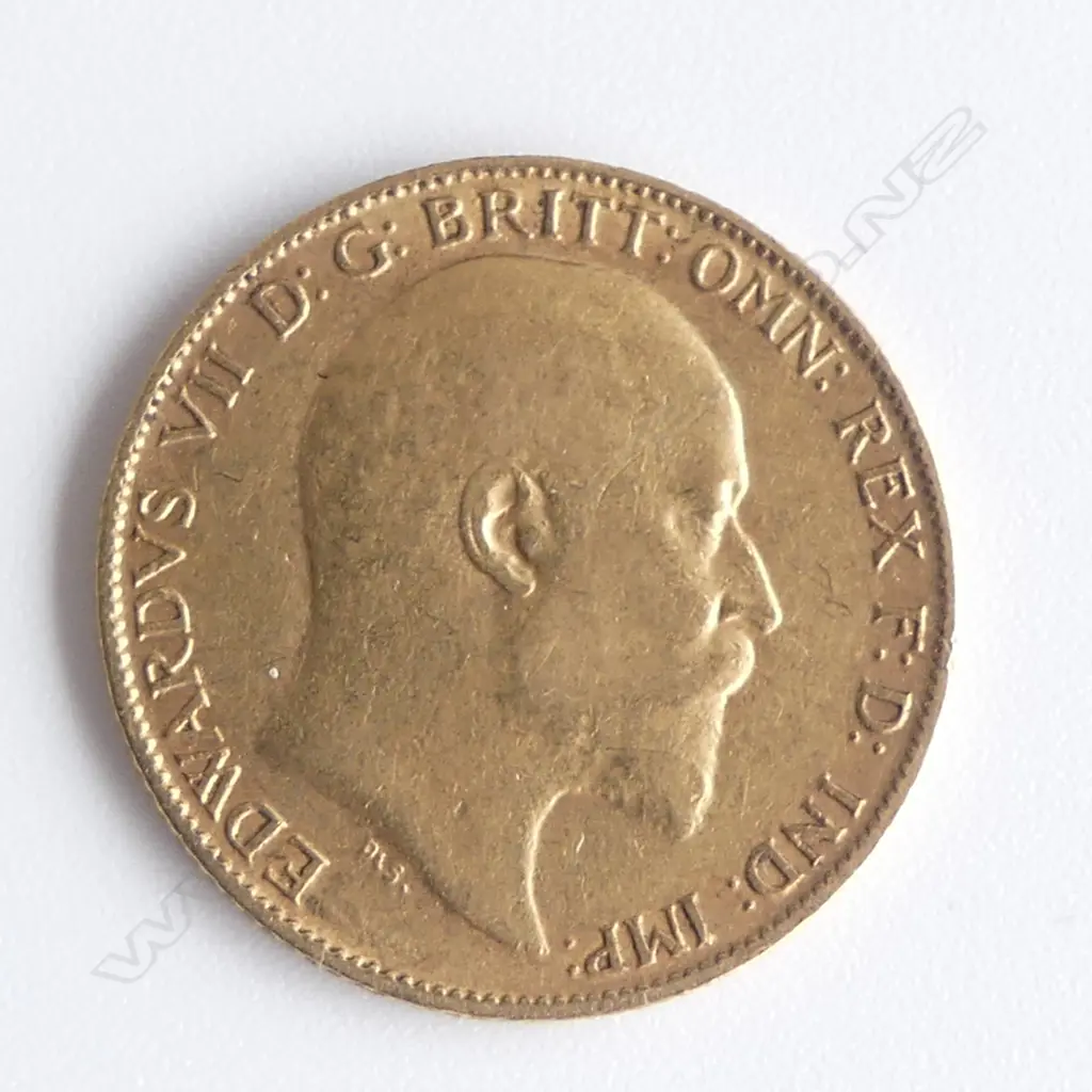 EDWARDIAN 1902 GOLD HALF SOVEREIGN Image 1++