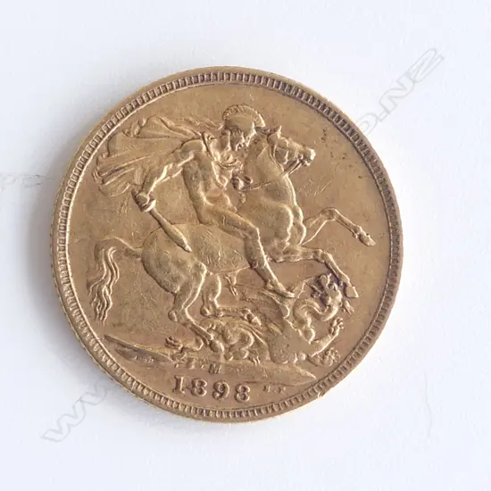 VICTORIAN 1898 GOLD FULL SOVEREIGN