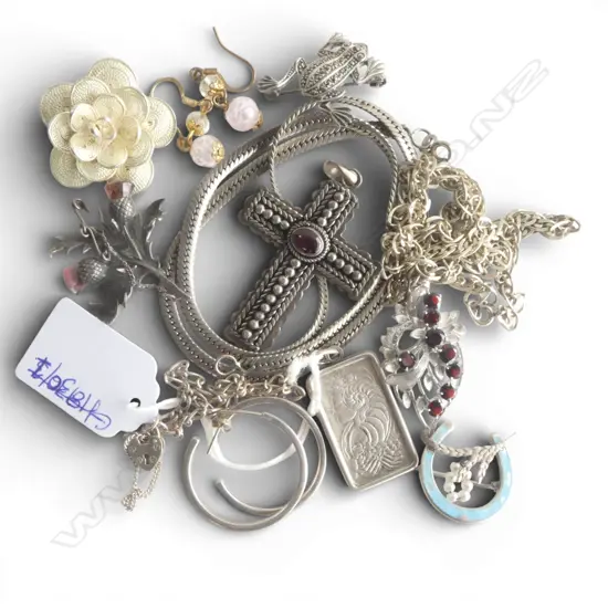 ASST. JEWELLERY, MOSTLY STG SILVER