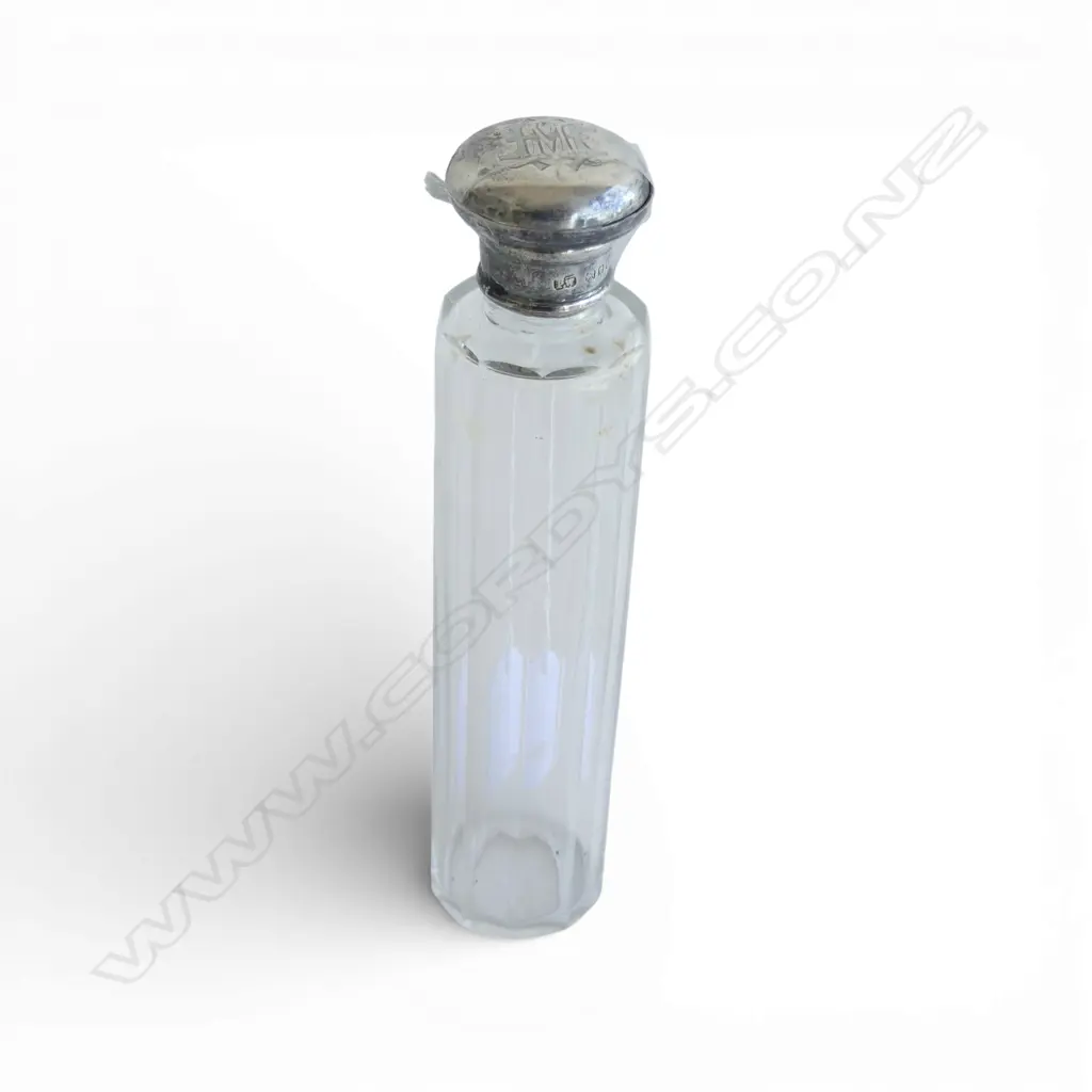 STG SILVER TOPPED BOTTLE 8gms H.170mm cap faulted Image 1++