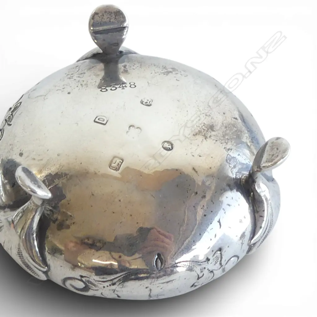 PR VICTORIAN STG SILVER SALTS, SHEFFIELD 1871 + STG SILVER SPOON TW 83gms Image 1++