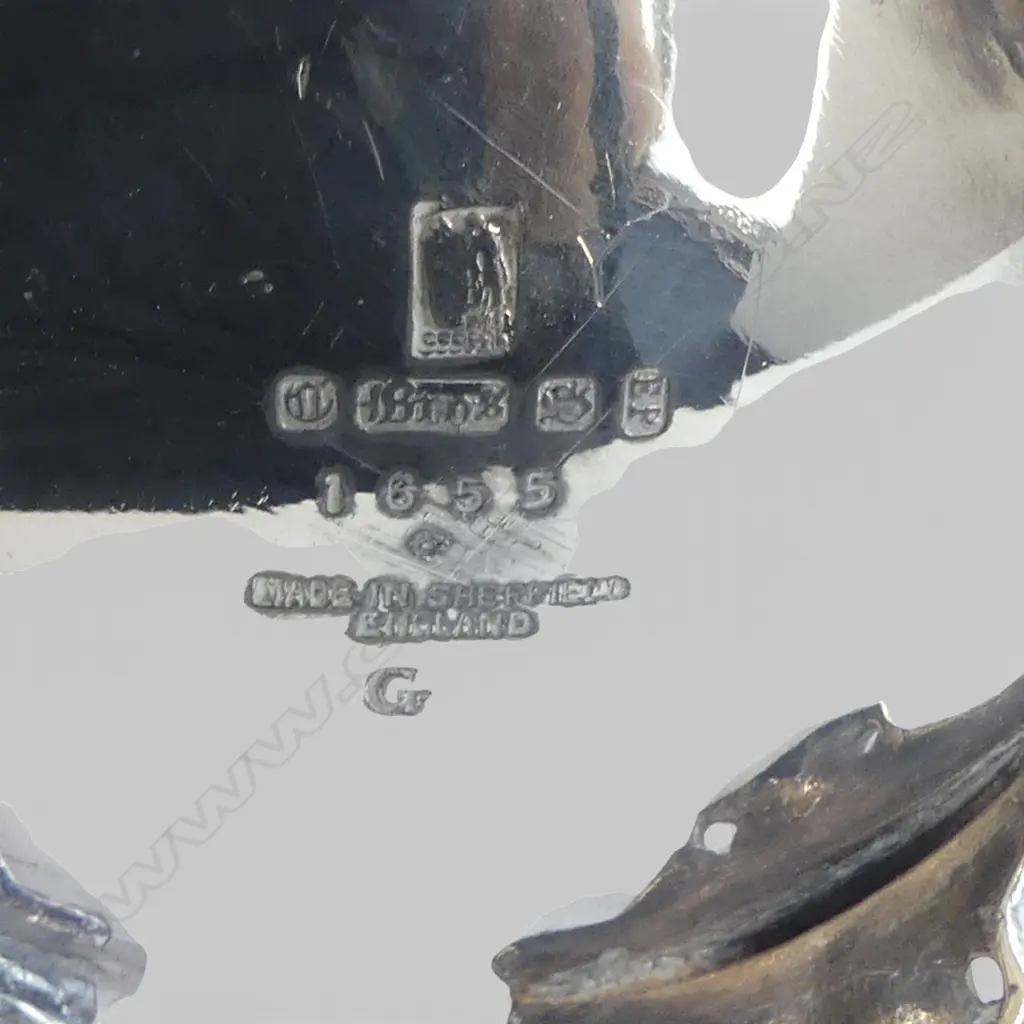 4PC MELLON SHAPED SHEFFIELD PLATE TEASET Image 1++