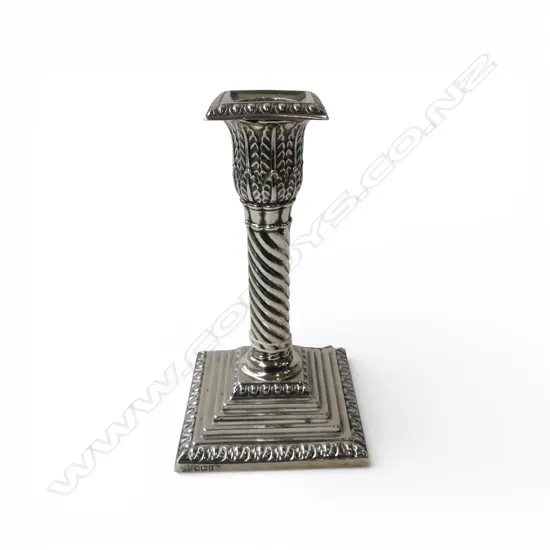 STG SILVER CANDLESTICK H.145mm WEIGHTED