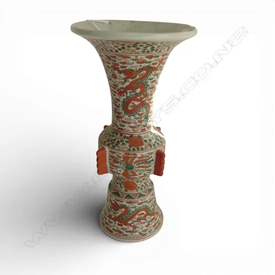 ORIENTAL GU FORM VASE H.390mm