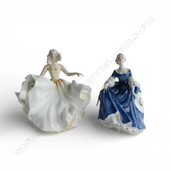 2 ROYAL DOULTON FIGURES 'SWEET SEVENTEEN' & 'HILARY' H.190mm
