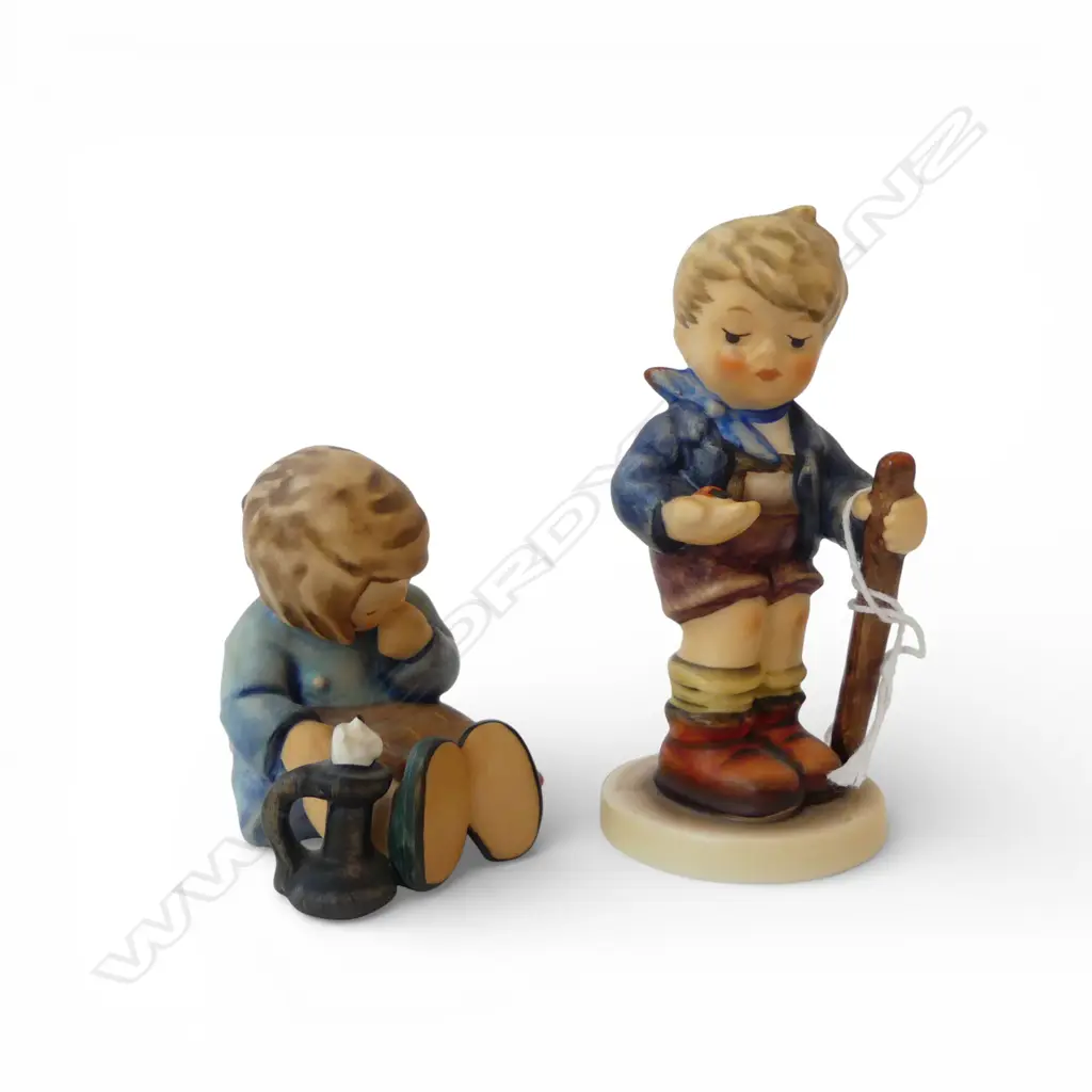 2 SMALL HUMMEL FIGURES H.95mm Image 1++