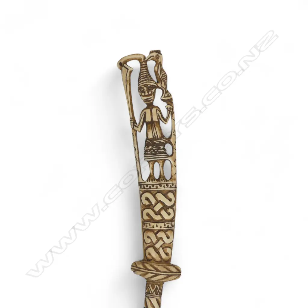An early 20thC Yoruba ivory ceremonial Udamalore (sword), Image 1++