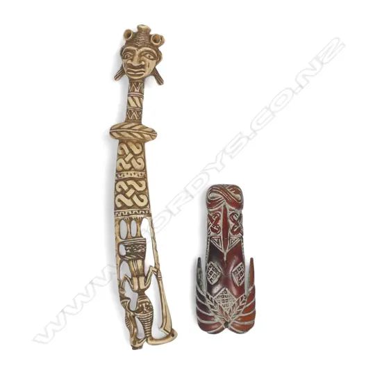 An early 20thC Yoruba ivory ceremonial Udamalore (sword),