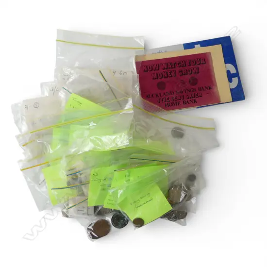 ASST. N.Z. & WORLD COINS 