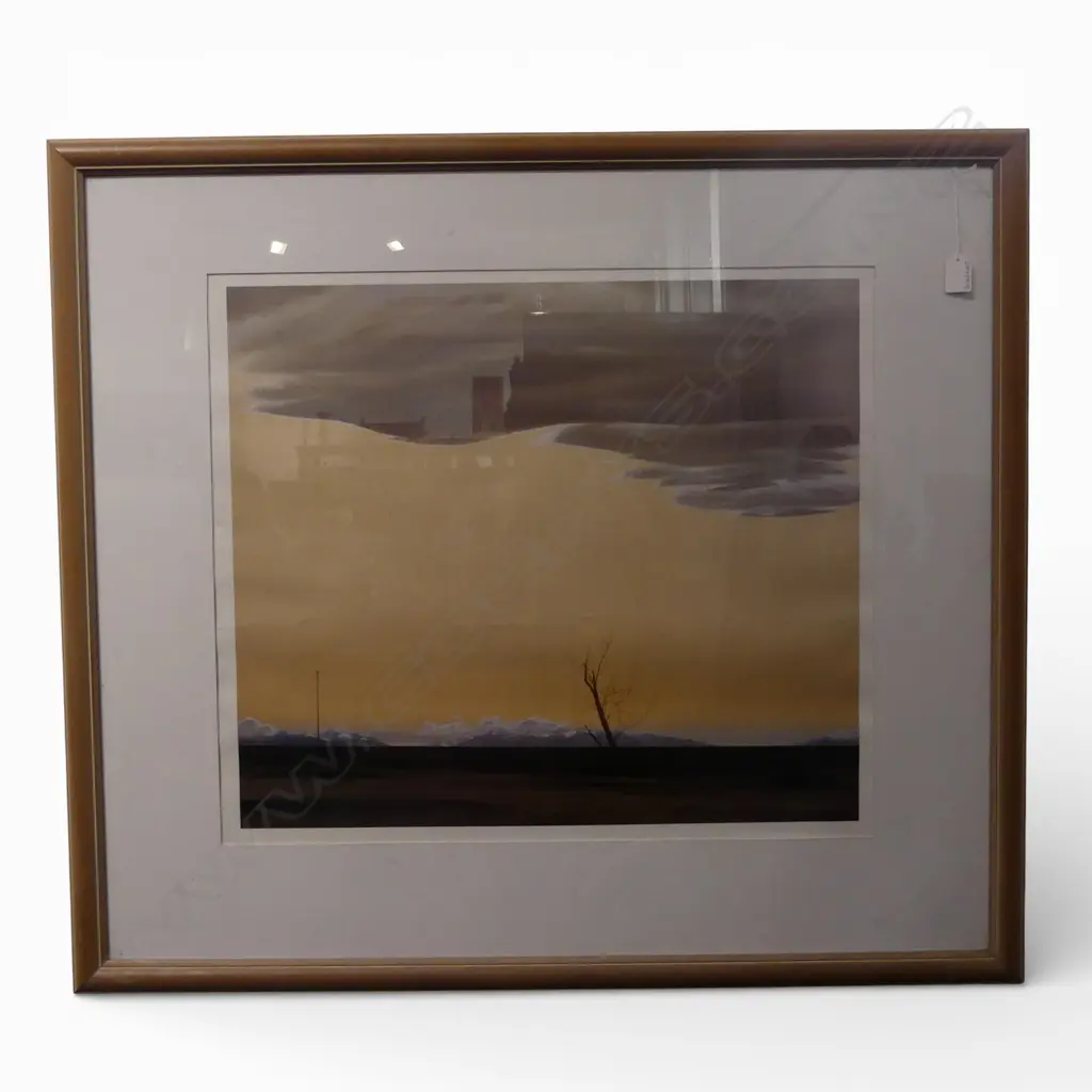 GRAHAME SYDNEY 'WESTERLY CHANGE' FRAMED POSTER PRINT 530 X 610MM Image 1++