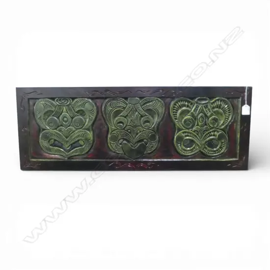 MAORI CARVED PANEL 860x110mm