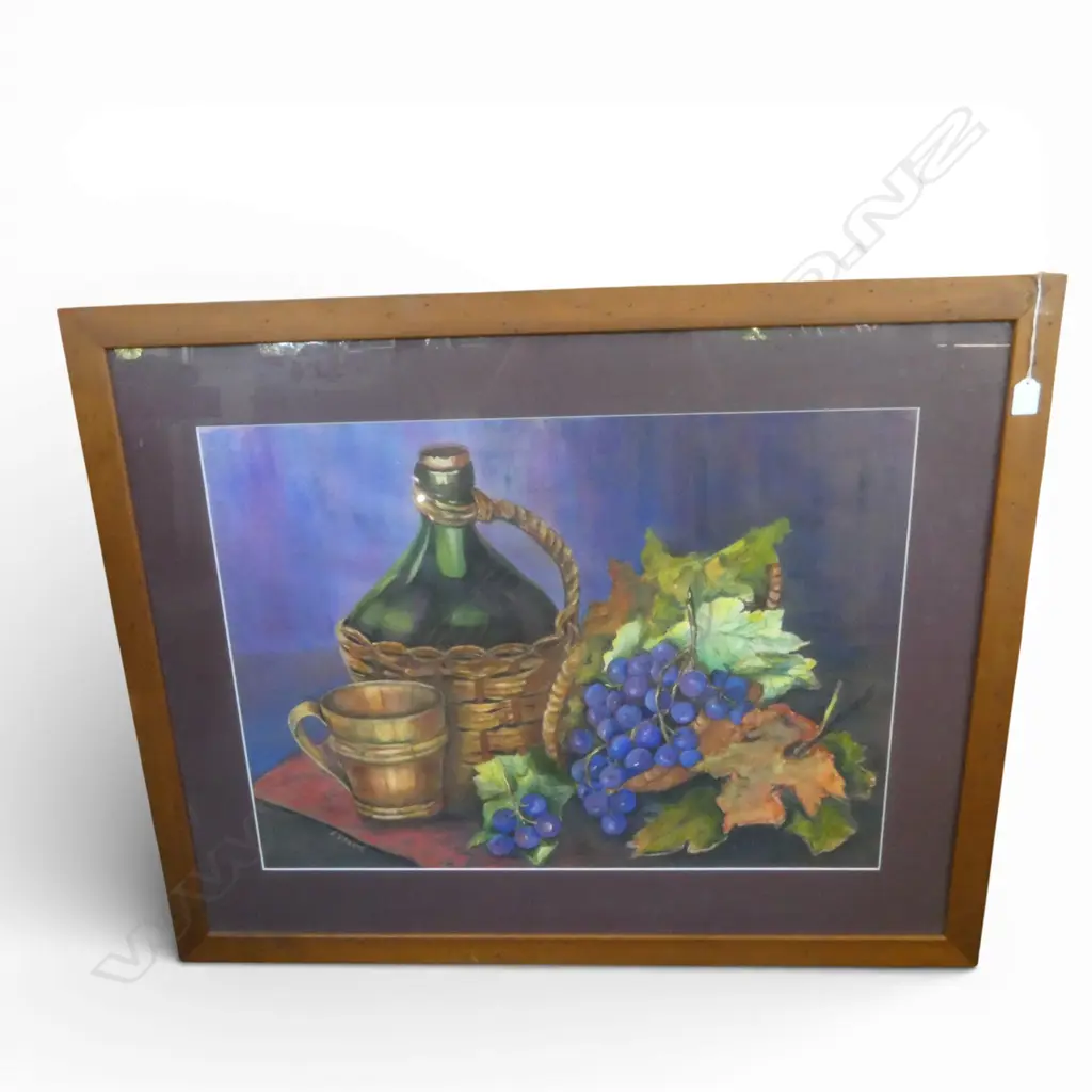 F. VLASIC, STILL LIFE w. GRAPES, WC 550x745mm Image 1++