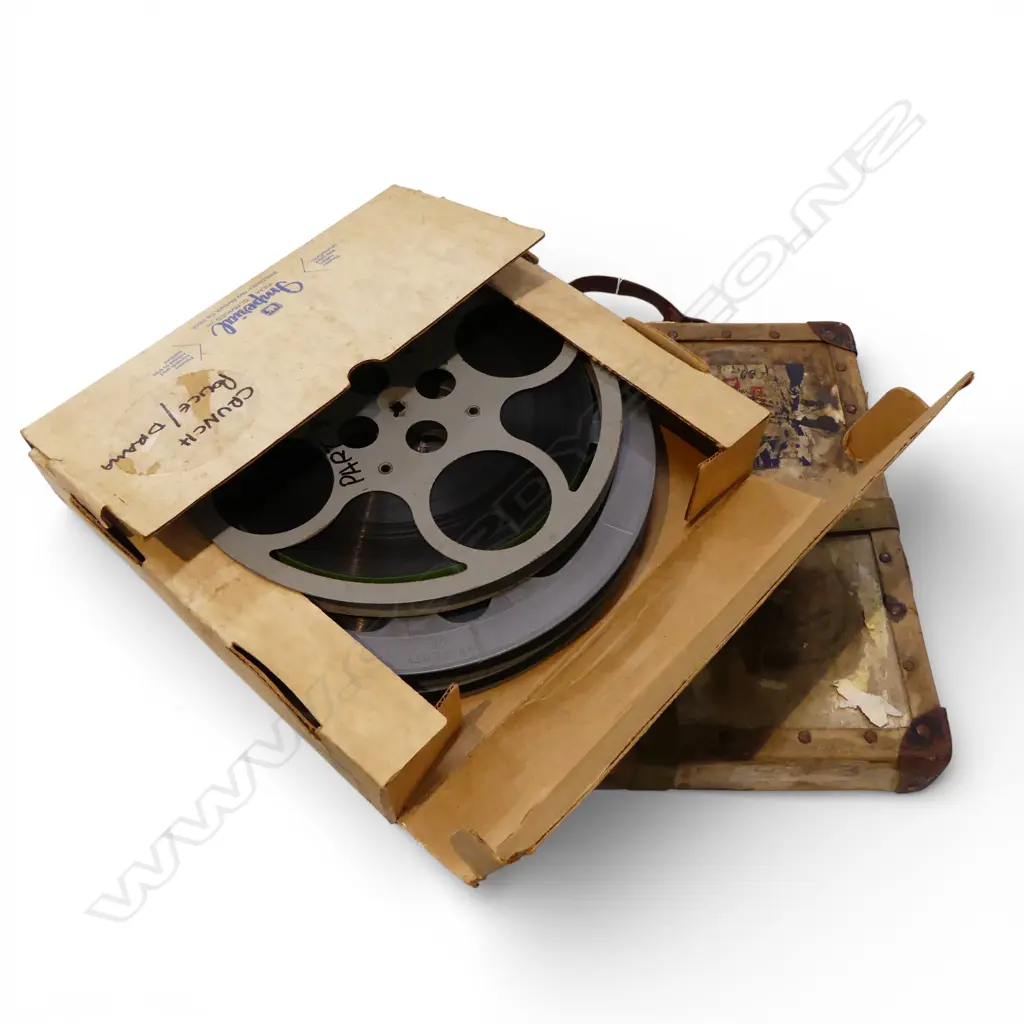 TWO 16MM FEATURE FILMS – WALT DISNEY “TREASURE ISLAND” + TV POLICE DRAMA “CRUNCH” Image 1++