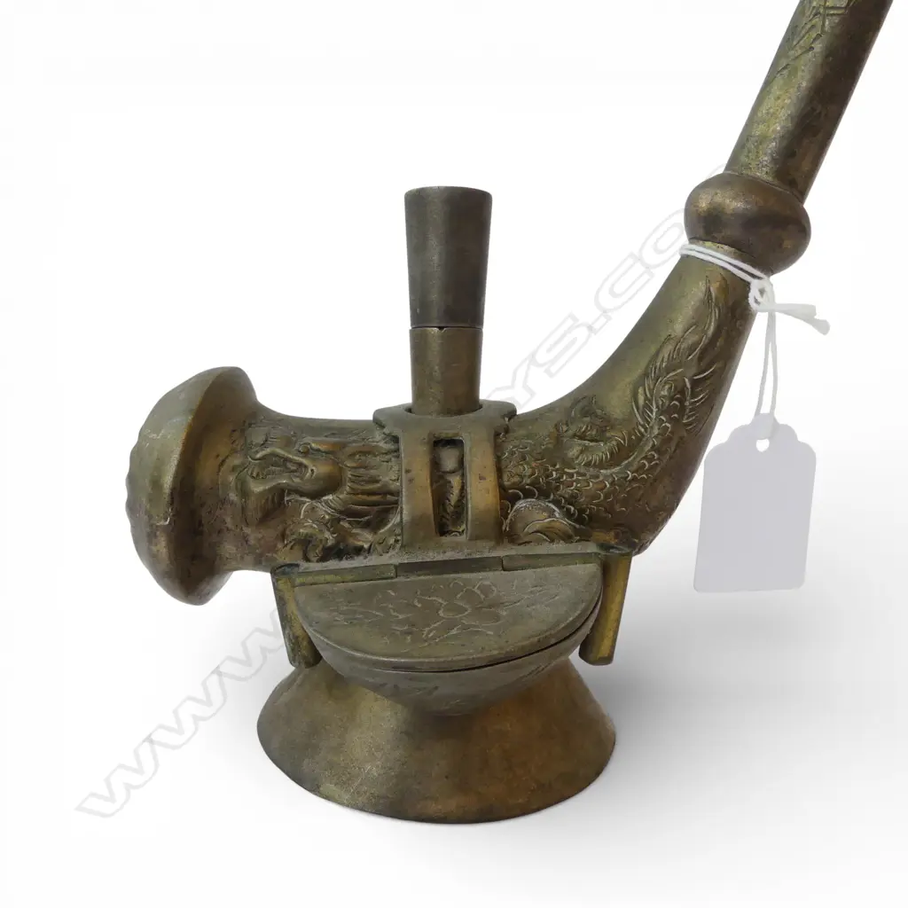ORIENTAL BRASS OPIUM PIPE H.500mm Image 1++