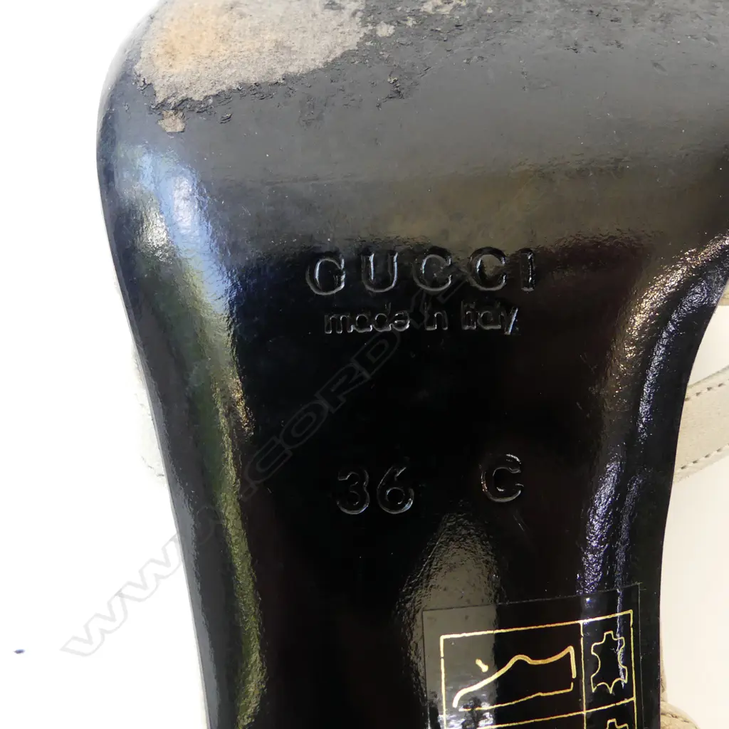 PR GUCCI HIGH HEELS SIZE 36C SOME WEAR Image 1++
