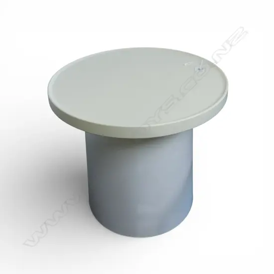 WHITE PLASTIC SIDE TABLE