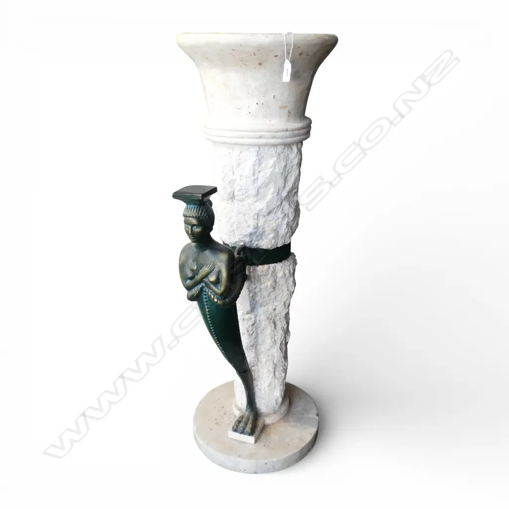 MODERN CLASSIC MARBLE LOOK PLINTH H.920mm Image 1++