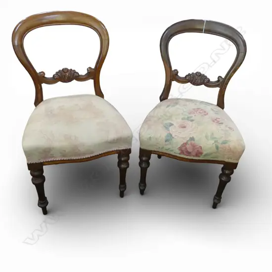 PR VICTORIAN MAHOGANY BALLOON BACK DINING CHAIRS