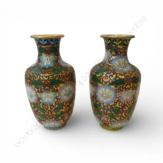PR CLOISONNE VASES H.210mm
