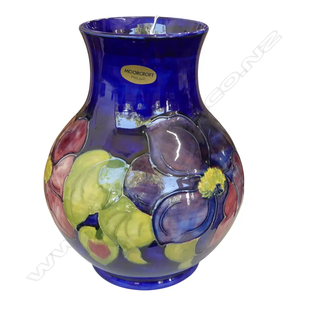 LG MOORCROFT DAHLIA DECORATED VASE H.240mm Image 1++