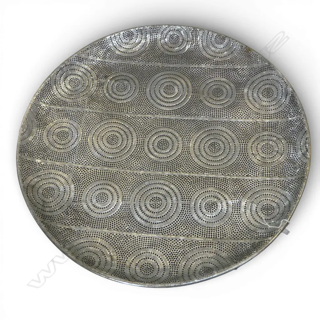 METAL FOLDING TABLE pierced design  Image 1++