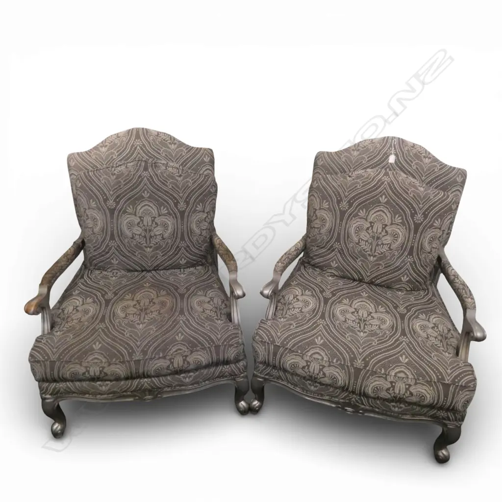 PR ETHAN ALLEN FRENCH STYLE ARMCHAIRS 900x900x1080mm Image 1++