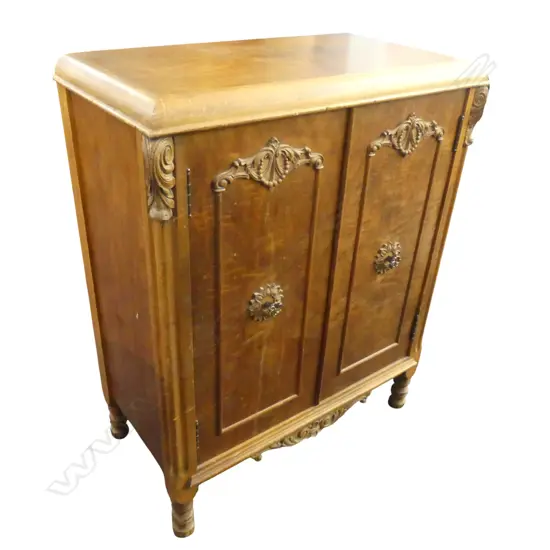 MAHOGANY CABINET W.630mm