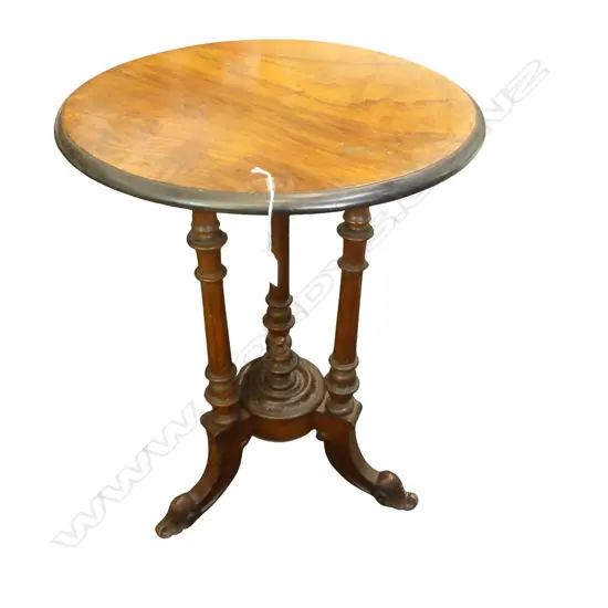 VICTORIAN MAHOGANY SIDE TABLE H.720mm, 520mm dia