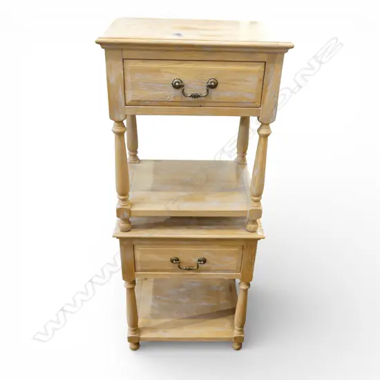 PR LIMED BEDSIDE TABLES 550x450x670mm