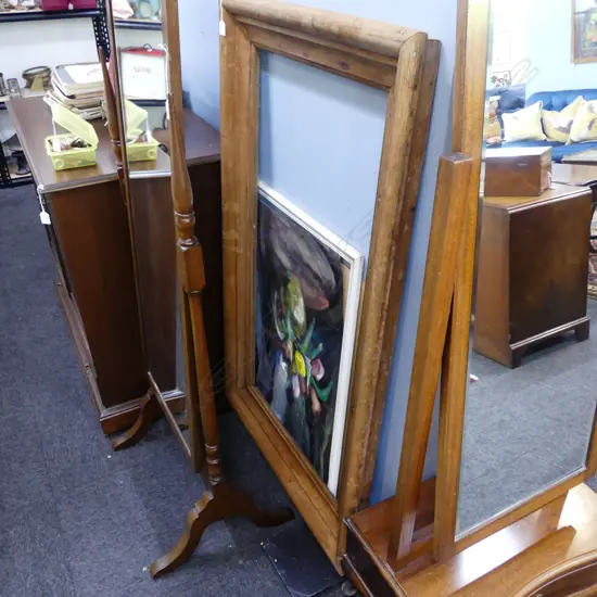 LG WOODEN FRAME 1350x835mm + STILL LIFE ACRYLIC ON PAPER