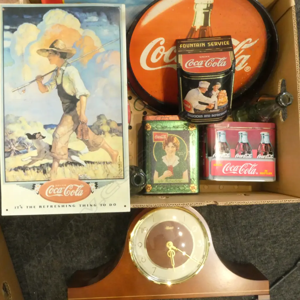 ASST. COCA COLA TINS ETC Image 1++