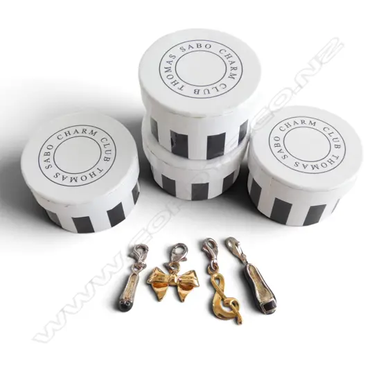 4 SILVER THOMAS SABO CHARMS