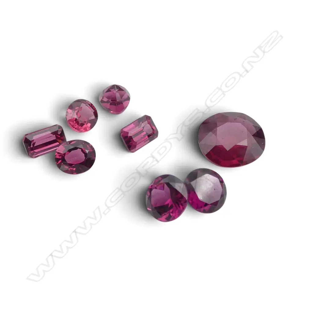 PARCEL LOOSE RHODOLITE GEMSTONES Image 1++
