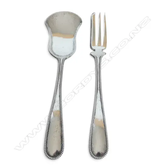 CONTINENTAL SILVER FORK & SPOON L.180mm, 64gms  