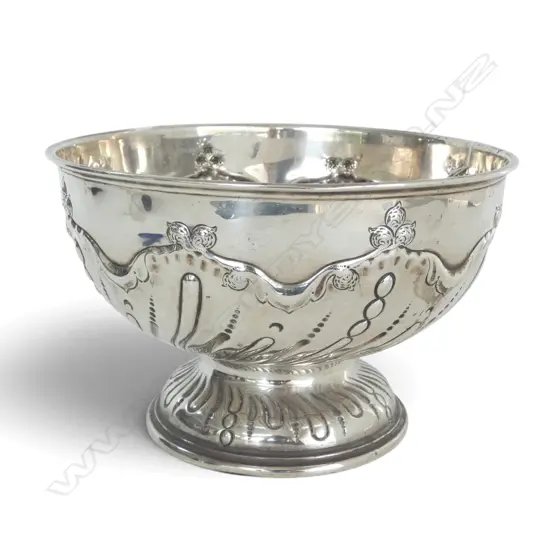 S/SILVER PUNCH BOWL 869GMS